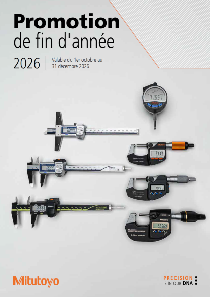 Mitutoyo promo 2026/2 FR