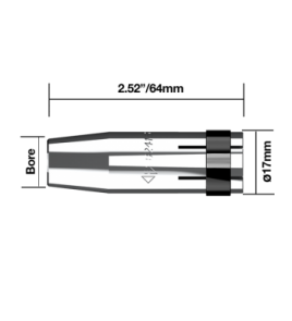 Parweld gasmondstuk voor SB230A - SB240A - SB240W