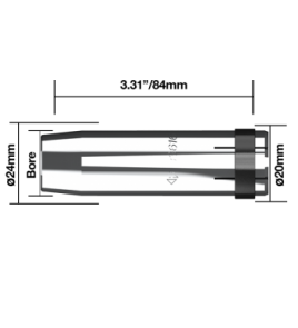 Parweld gasmondstuk voor SB360A