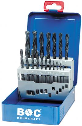Bohrcraft set metaalboren HSS rolgewalst 1-10 per 0,5 mm