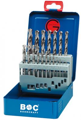 Bohrcraft set metaalboren HSS geslepen 1-10 per 0,5 mm