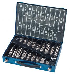 Bohrcraft koffer metaalboren HSS geslepen 1-10 per 0,5 mm
