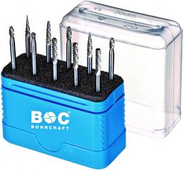 Bohrcraft hardmetaal miniatuurfreesstiften met kruisvertanding