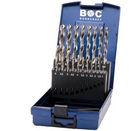  Bohrcraft spiraalboren HSS-G DIN 338, geslepen, kruisgeslepen
