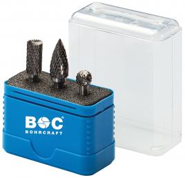 Bohrcraft set HSS-stiftfrezen Z3 R3