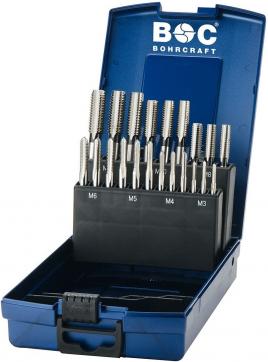 Bohrcraft set handtappen, M3 - M12 DIN 352 HSS-G