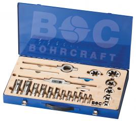 Bohrcraft set handtappen 28-delig G1/8"- G 1"