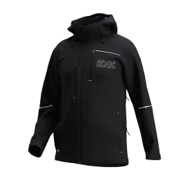 Waterafstotend, winddicht en ademende softshell jas met AC/DC-branding en scheurbestendige ripstop stof
