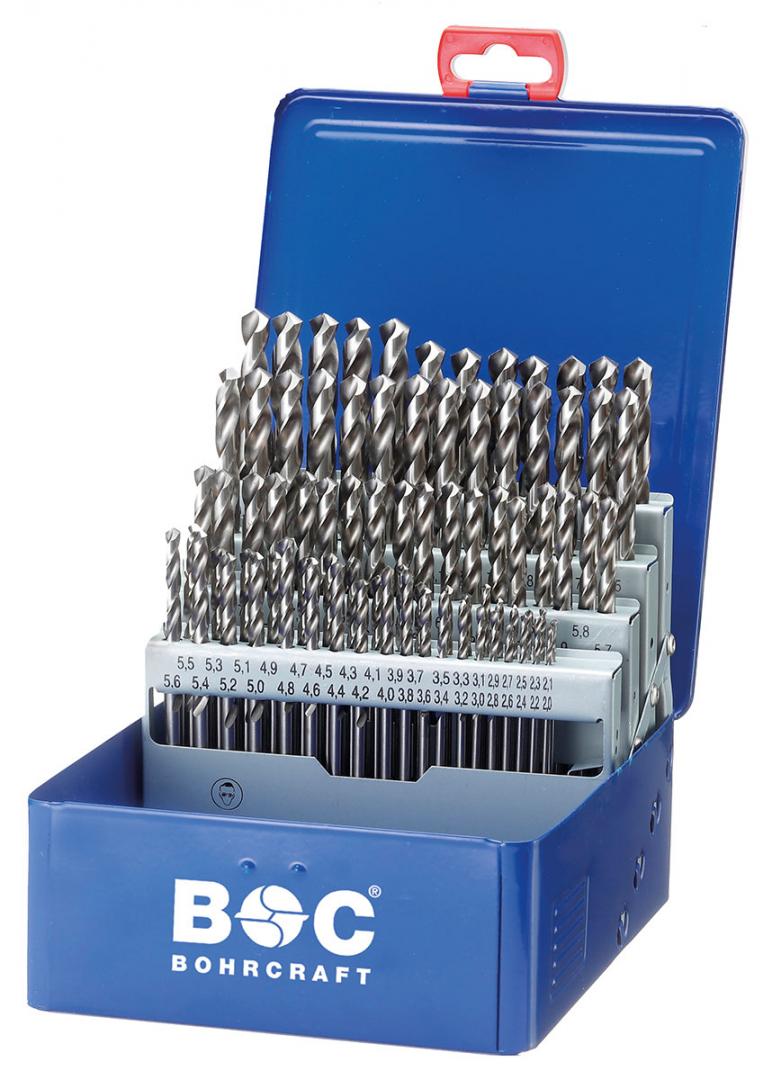 Bohrcraft set metaalboren HSS geslepen 2-10 per 0,1 mm