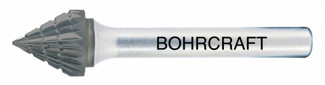 Bohrcraft stiftfrees HM vorm J TiAlN Z3-X